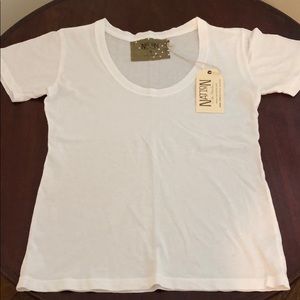 Nation white tee